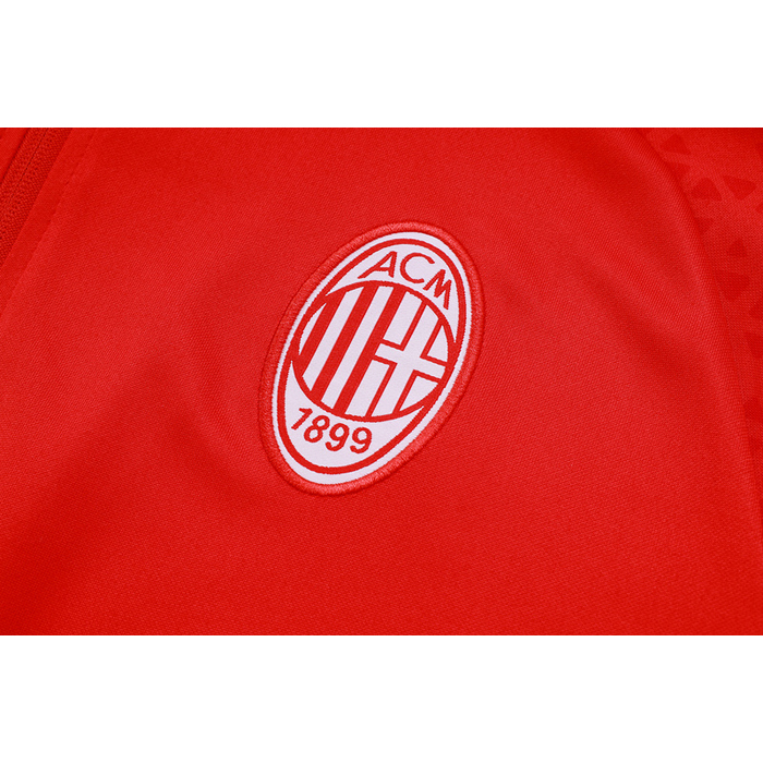 Chandal de Sudadera del AC Milan Nino 23-24 Rojo - Haga un click en la imagen para cerrar